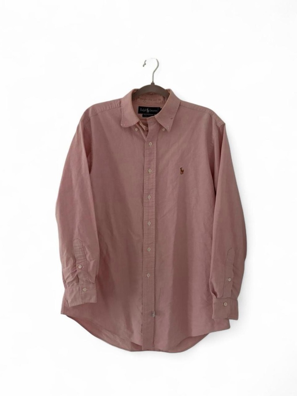 Ralph Lauren Men's Long-Sleeve Button-Down Shirt - Pink